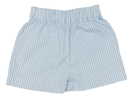 Blue Stripe Pull-on Shorts Boy Shorts Funtasia Too 