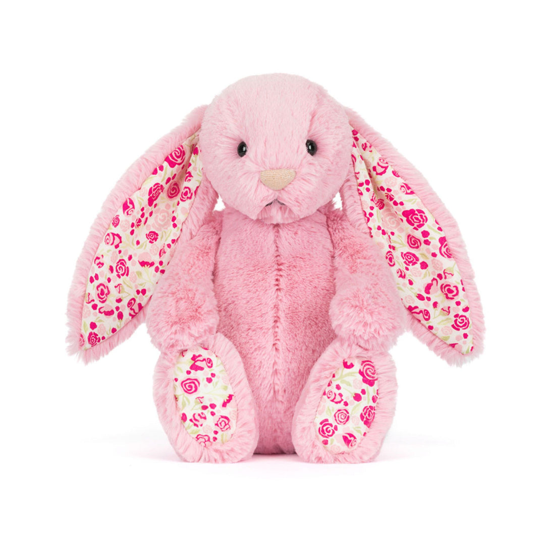 Blushkin Blossom Luxe Bunny Stuffed Animal JellyCat 