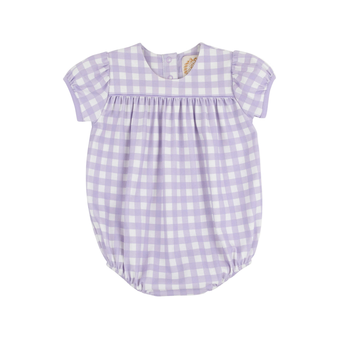 Blythe Bubble - Lauderdale Lavender Gingham Girl Bubble Beaufort Bonnet 