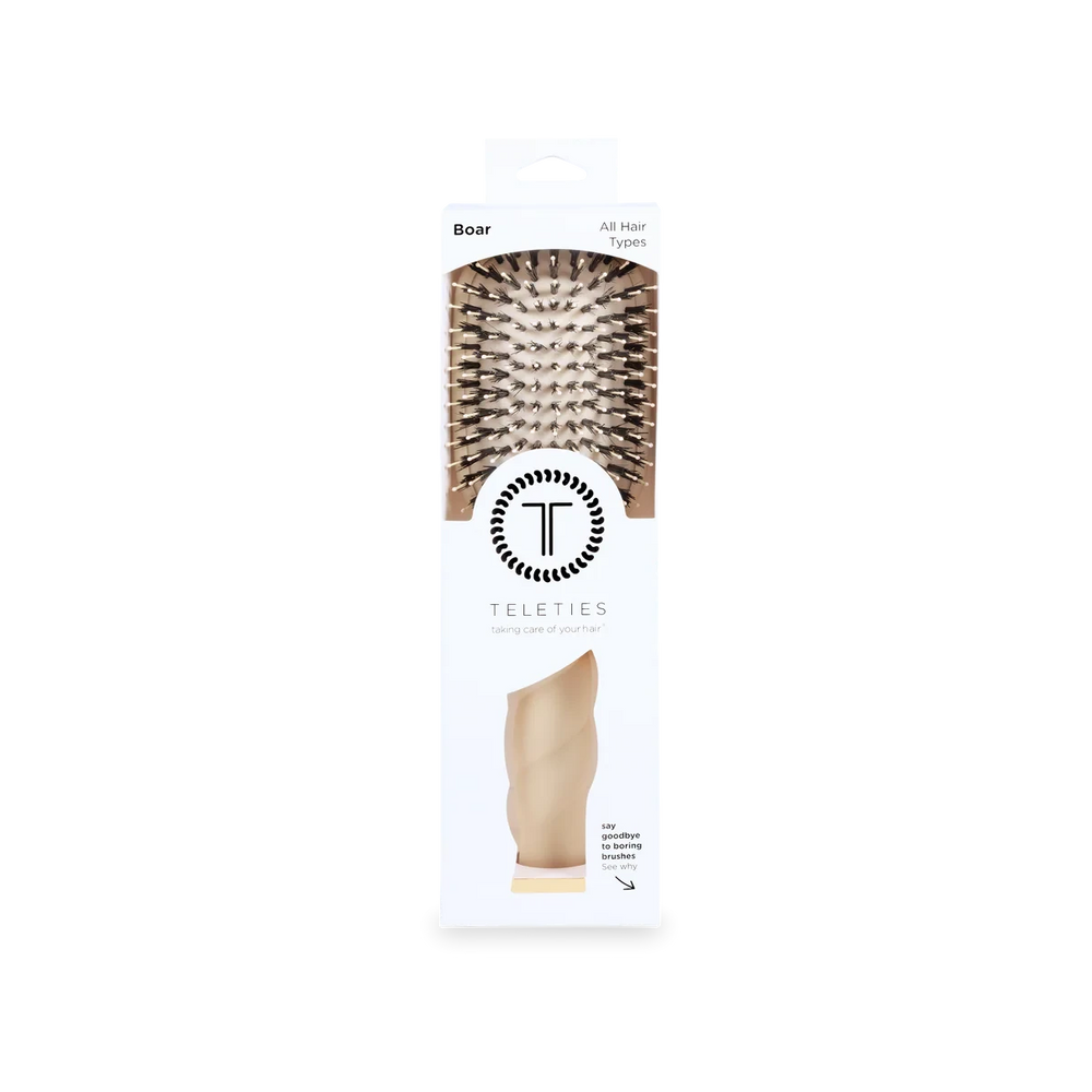 Boar Bristle Hair Brush Hair Brush Teleties 