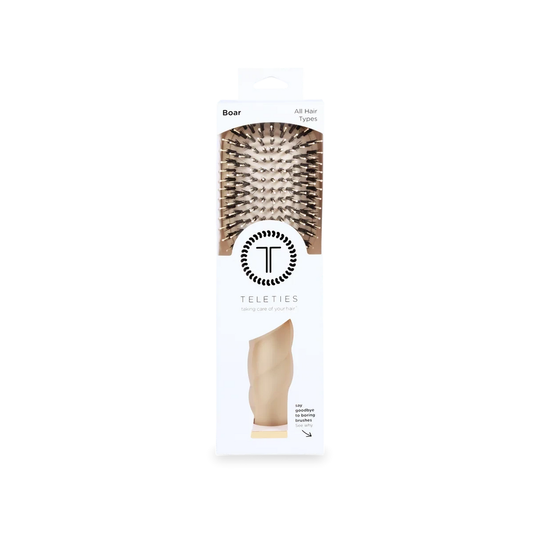 Boar Bristle Hair Brush Hair Brush Teleties 