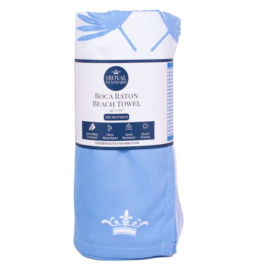 Boca Raton Beach Towel Beach Towels The Royal Standard 