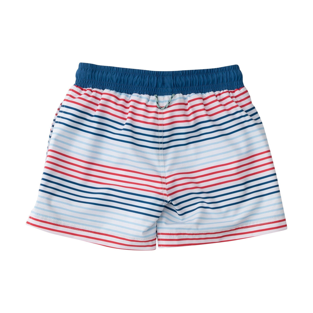 Boogie Board Swim Trunks - Americana Stripe Boy Bathing Suit Prodoh 