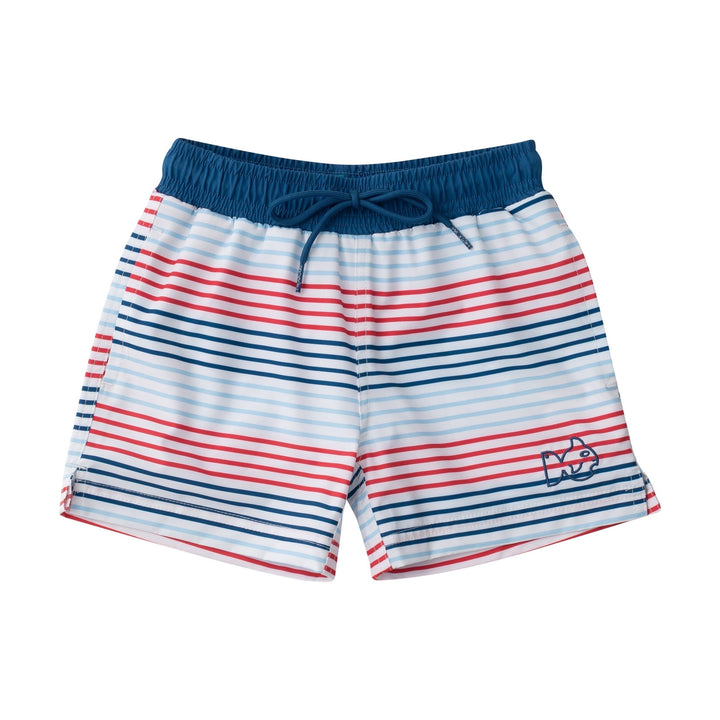 Boogie Board Swim Trunks - Americana Stripe Boy Bathing Suit Prodoh 