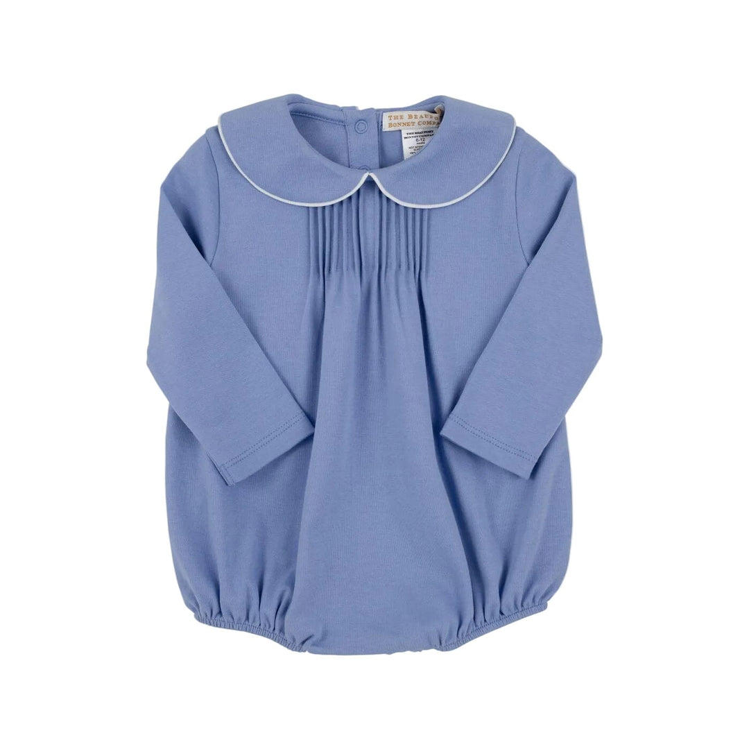 Boone Bubble - Park City Periwinkle Boy Bubble Beaufort Bonnet 6m 