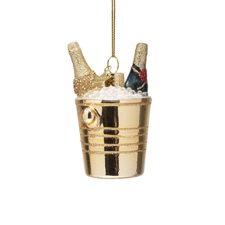 Bottles of Champagne Gold Ornament Christmas Ornament Vondels 
