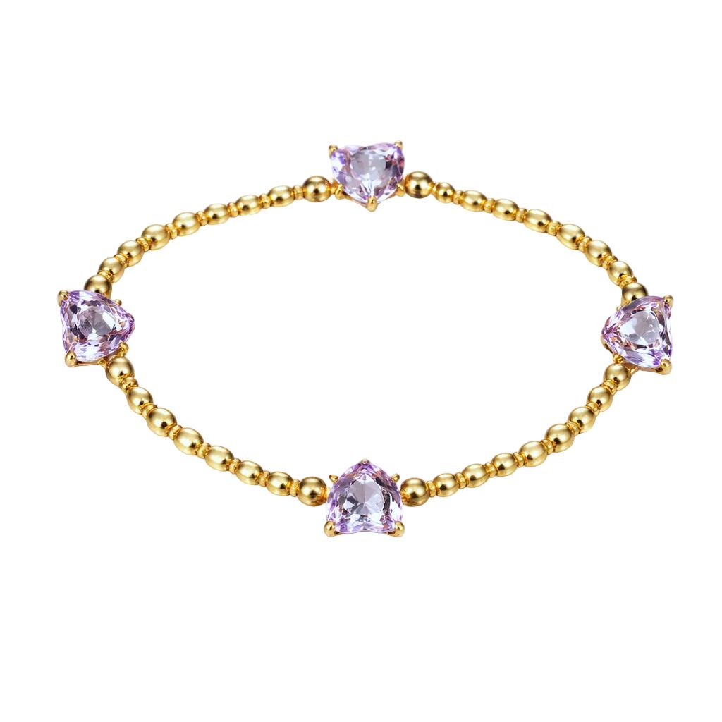 Boutique Chic Amethyst Love Bracelet Girl Bracelet Great Pretenders 