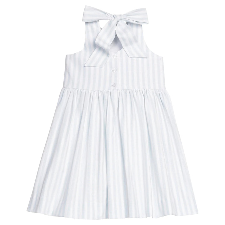 Bow Back Annie Dress - Savannah Stripe Girl Dress Little English 