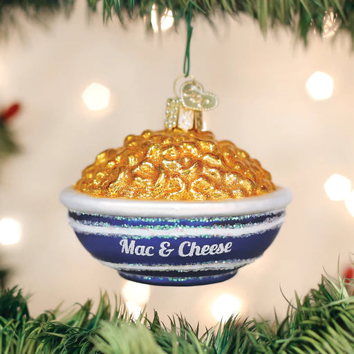 Bowl of Mac and Cheese Ornament Ornament Old World Christmas 