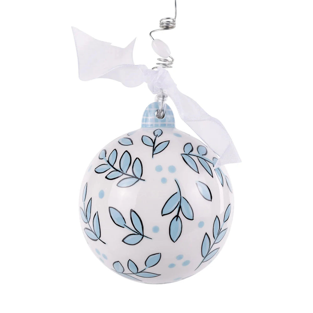 Bowtie 1st Christmas Ornament - Blue Ornament Glory Haus 