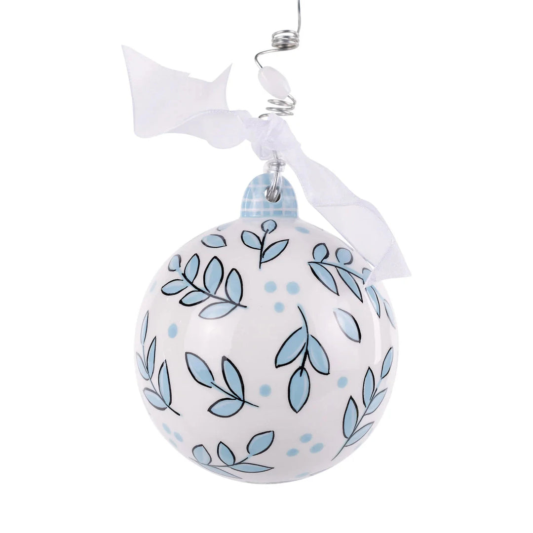 Bowtie 1st Christmas Ornament - Blue Ornament Glory Haus 