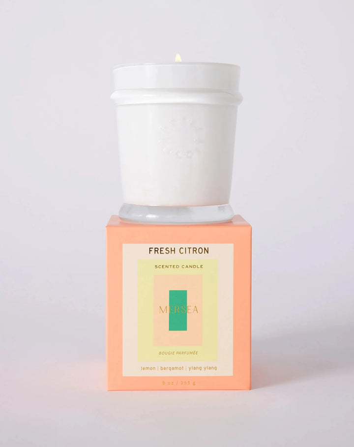 Boxed Candle - Fresh Citron Candle MerSea 