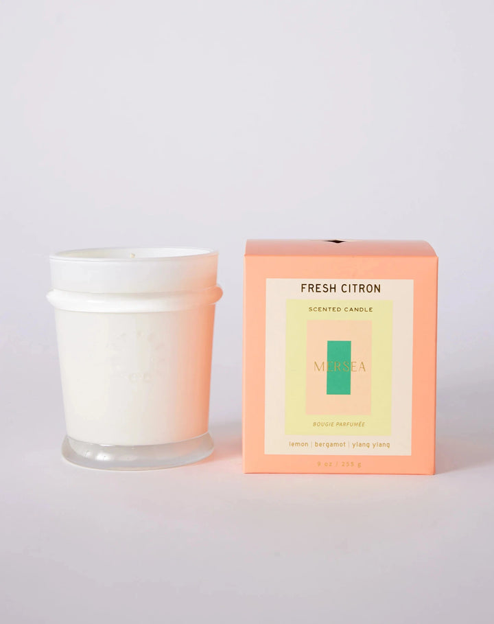 Boxed Candle - Fresh Citron Candle MerSea 