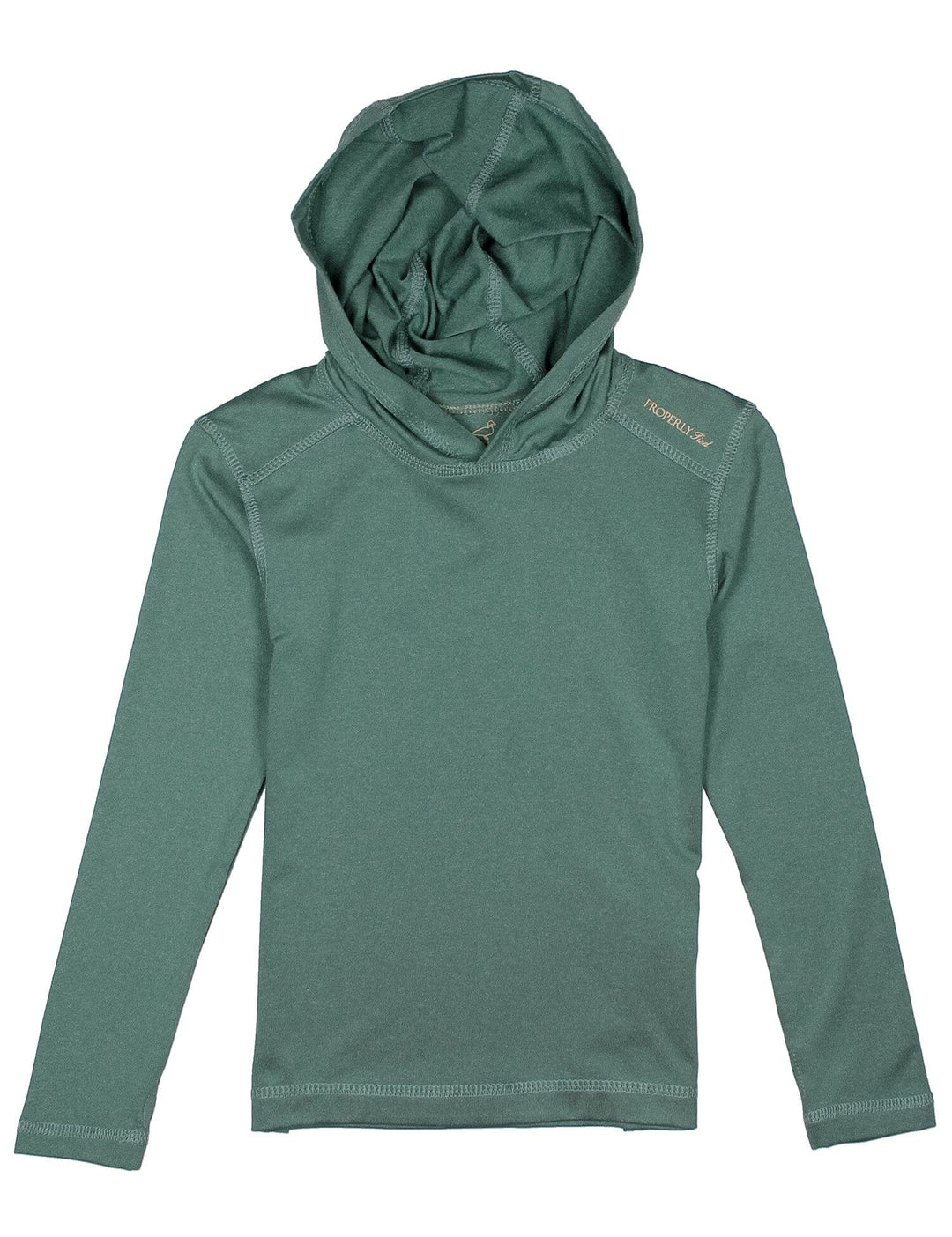 Boys Finn Hoodie - Hunter Heather Boy Shirt Properly Tied 