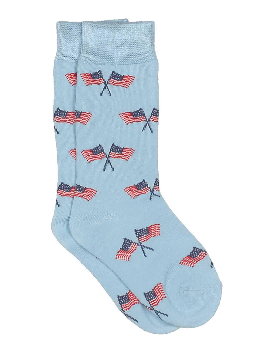 Boys Lucky Duck Socks - Freedom Flag Boy Socks Properly Tied 