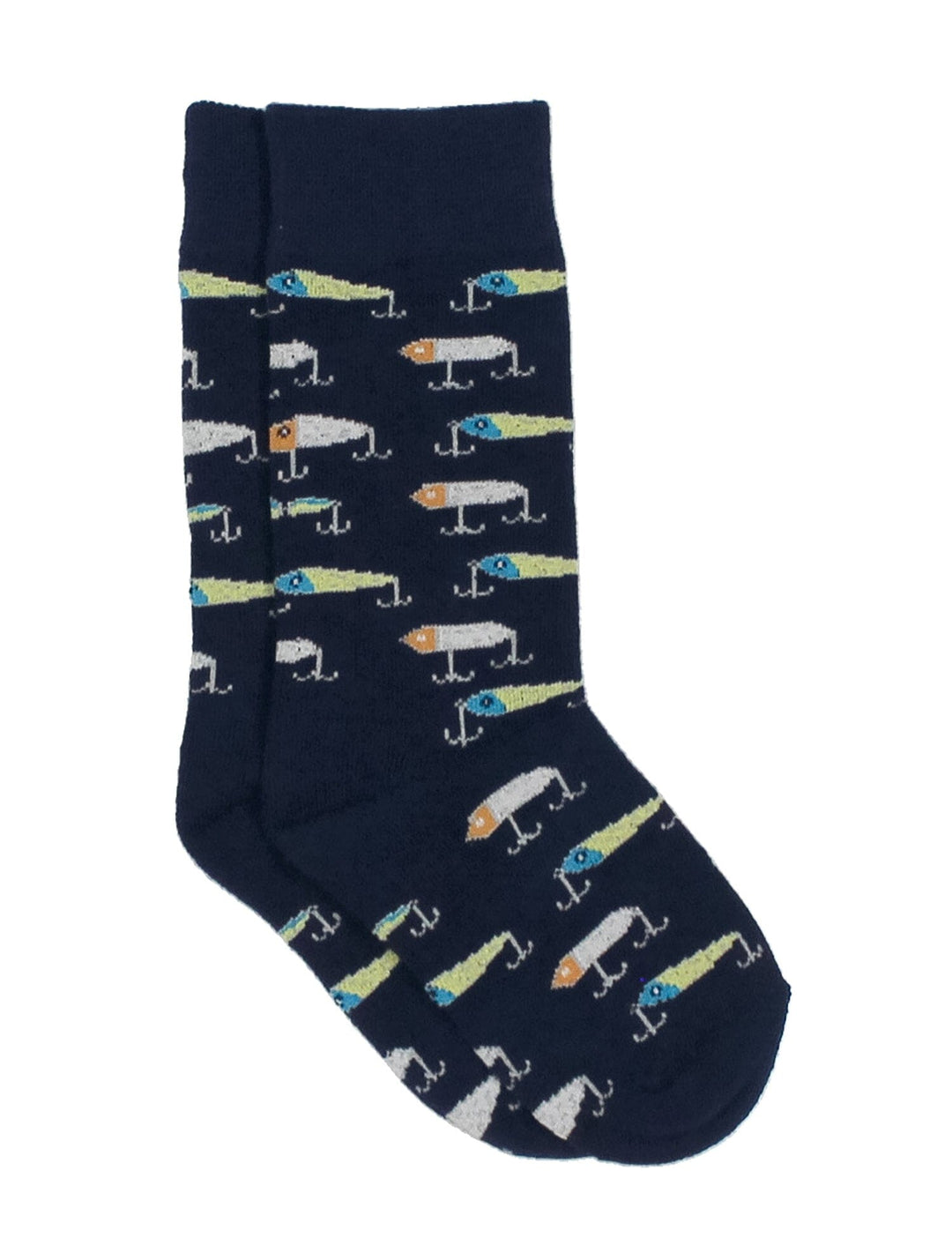 Boys Lucky Duck Socks - Vintage Lures Boy Socks Properly Tied 