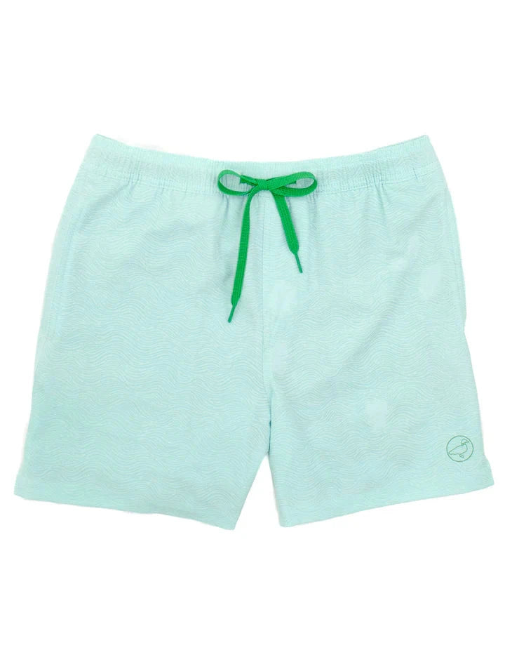 Boys Splash Swim Trunk Wave - Water Reactive Pattern Boy Bathing Suit Properly Tied 