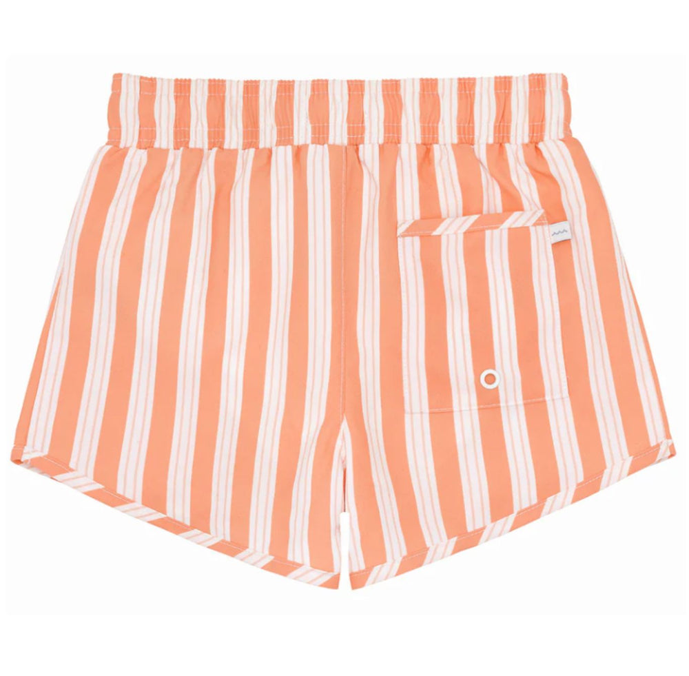 Boys Swizzle Stripe Boardie Boy Bathing Suit Minnow 