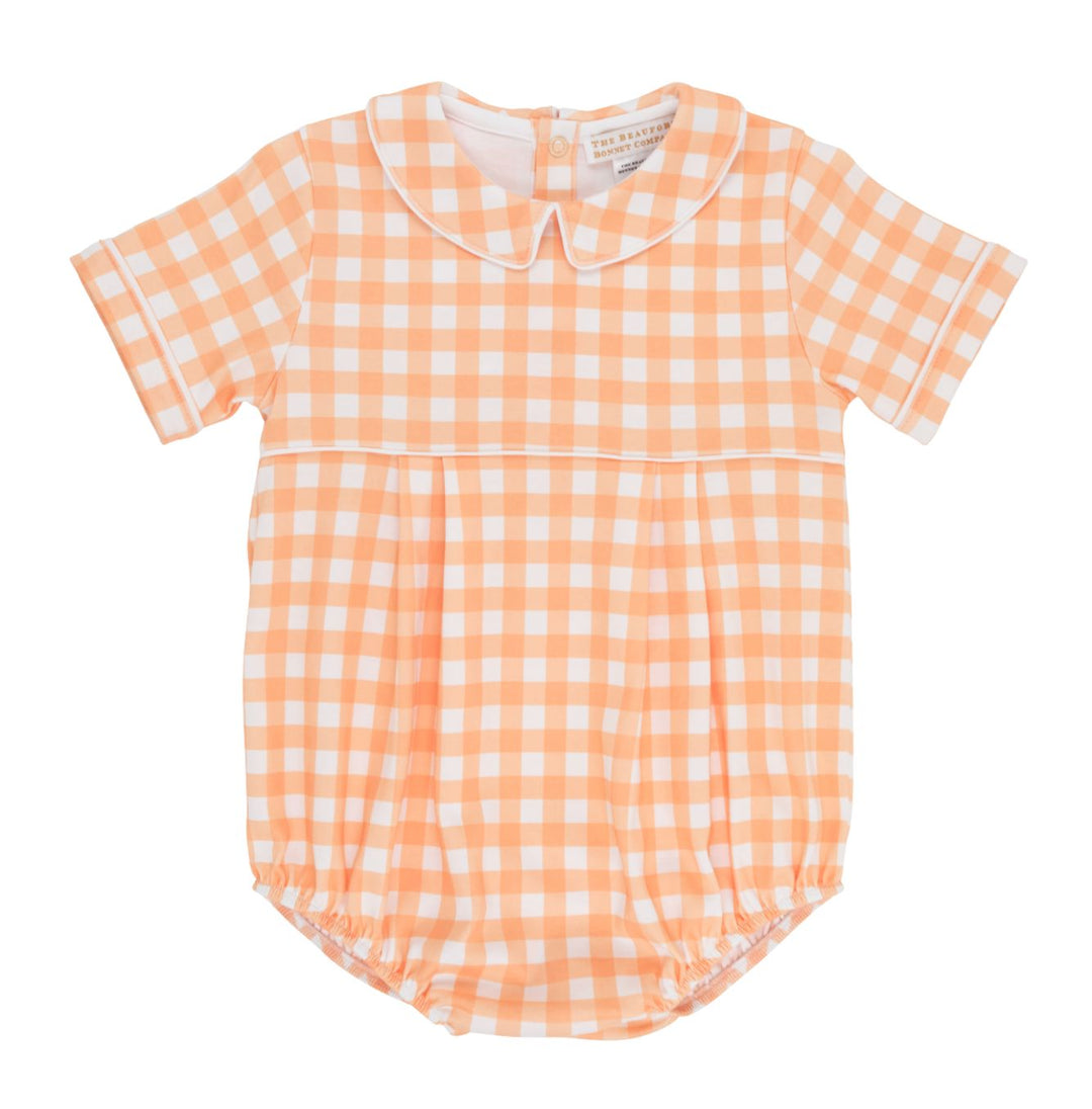 Bradford Bubble - Seashore Sherbet Gingham Boy Bubble Beaufort Bonnet 