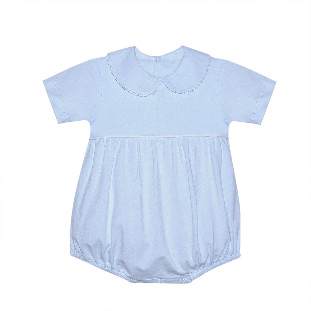 Brady Bubble - Blue with White Picot Boy Bubble Remember Nguyen - Baby Sen 