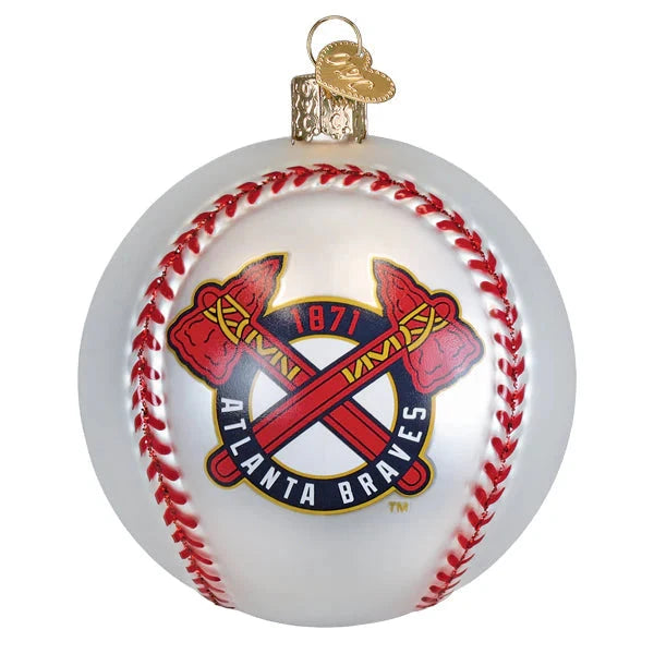 Braves Baseball Ornament Christmas Ornament Old World Christmas 
