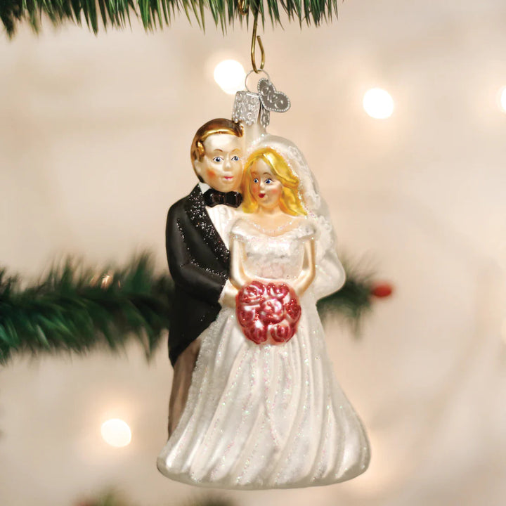 Bridal Couple Ornament Ornament Old World Christmas 