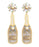 Bride Jewel Champagne Bottle Earings Earrings Golden Stella 
