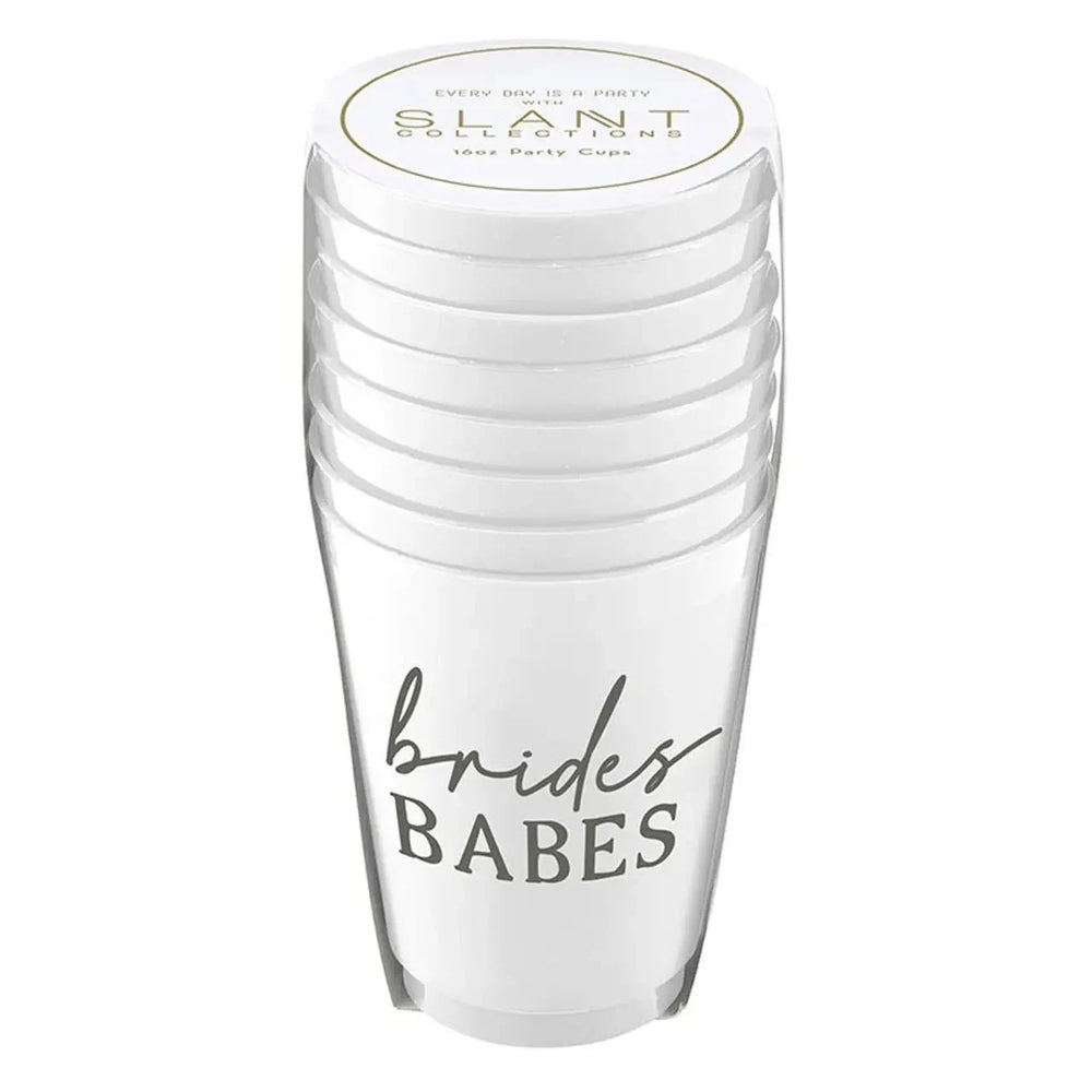 Brides Babes Shatterproof Cups - Set of 8 Shatterproof Cups Creative Brands - Slant 