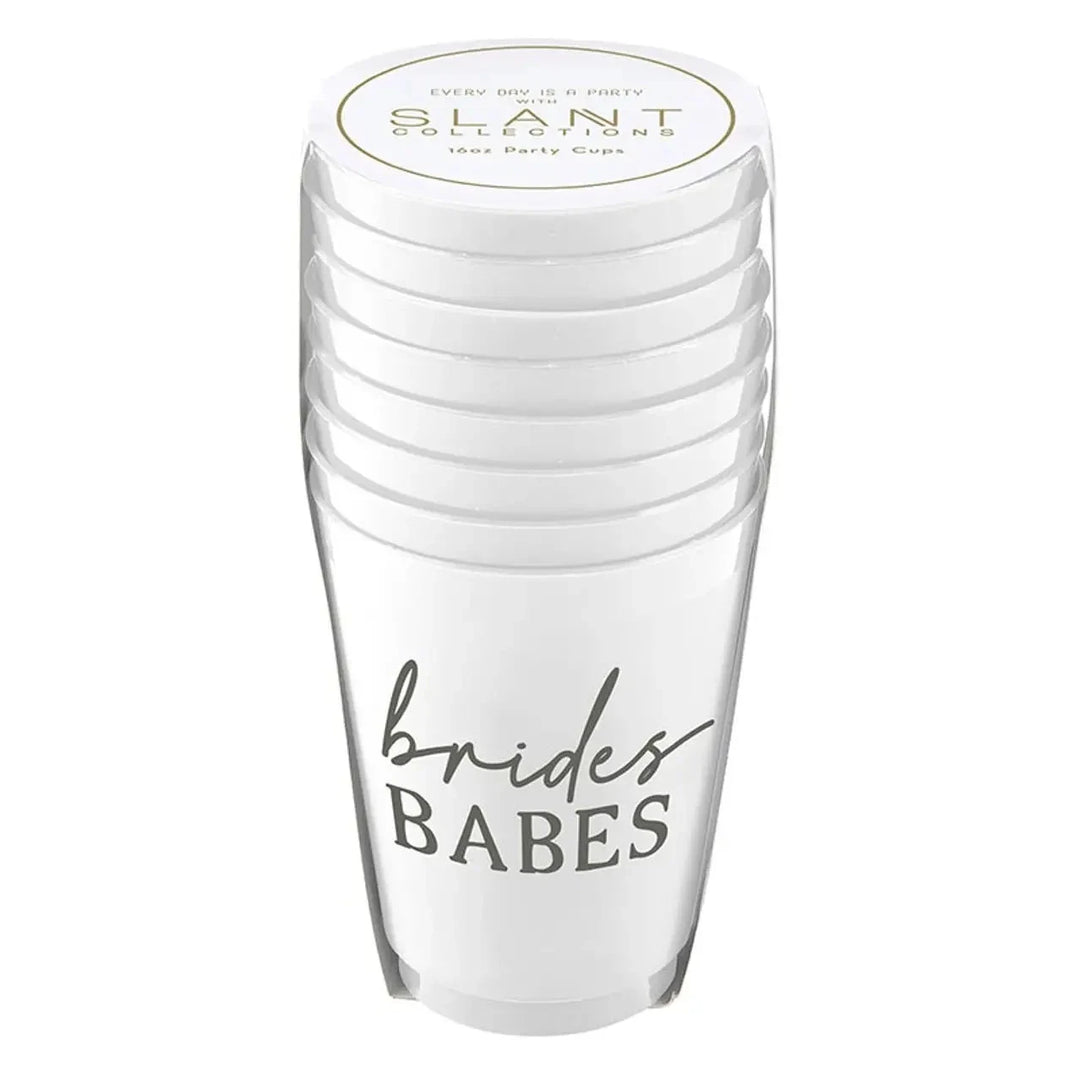 Brides Babes Shatterproof Cups - Set of 8 Shatterproof Cups Creative Brands - Slant 
