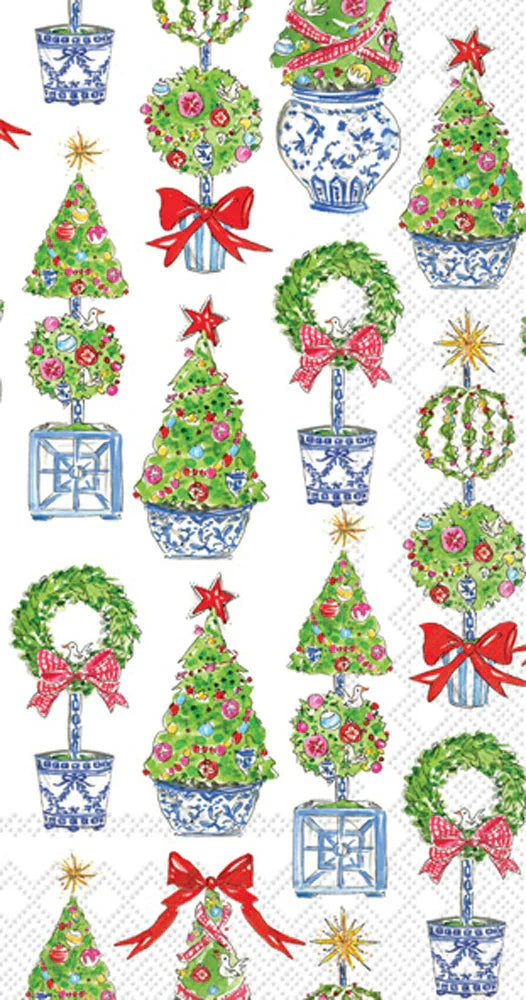Bright Topiary Trees Guest Towel Guest Towels Boston International 