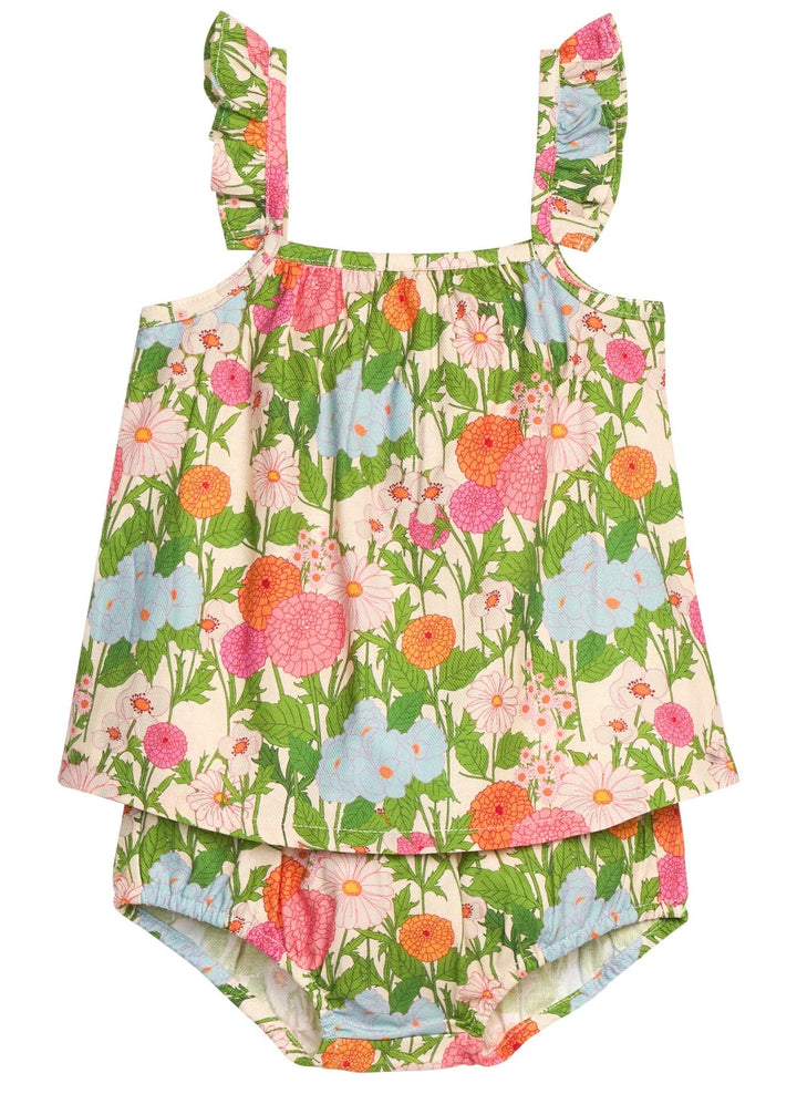 Brighton Bloomer Set - Longmeadow Floral Girl Bloomer Set Bisby 