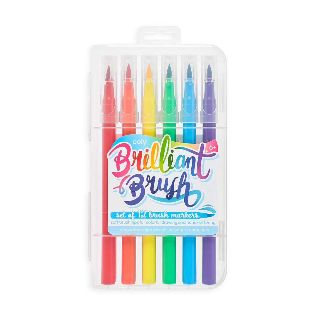 Brilliant Brush Markers Coloring Supplies Ooly 