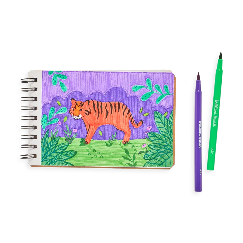 Brilliant Brush Markers Coloring Supplies Ooly 