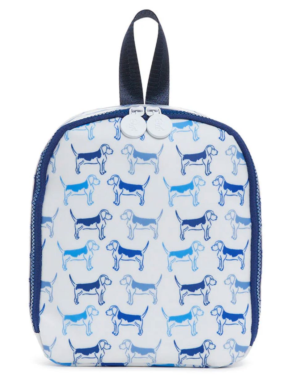 Bring It Lunch Bag Lunch Boxes TRVL Design Puppy Love - Blue 