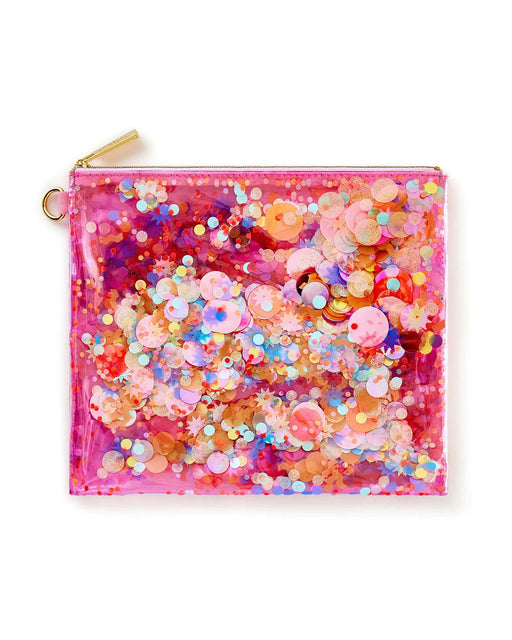 Bring on the Fun Confetti Everything Pouch Pencil Bag Packed Party 
