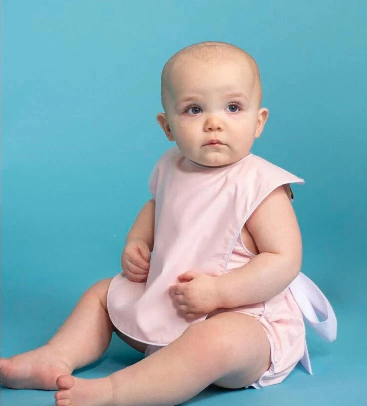 Brookshire Bib - Pink Bib The Yellow Lamb 