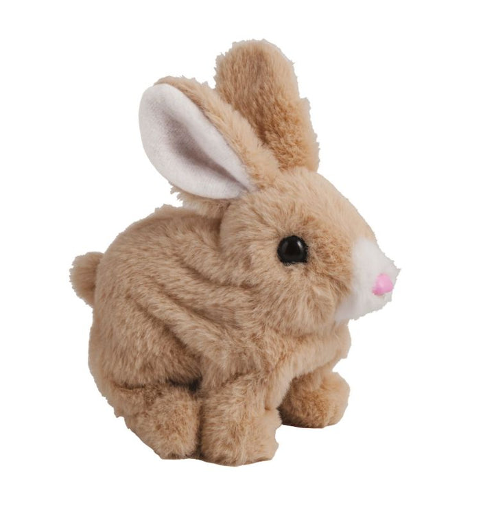 Brown Hoppin' Bunny Plush Toy MudPie 