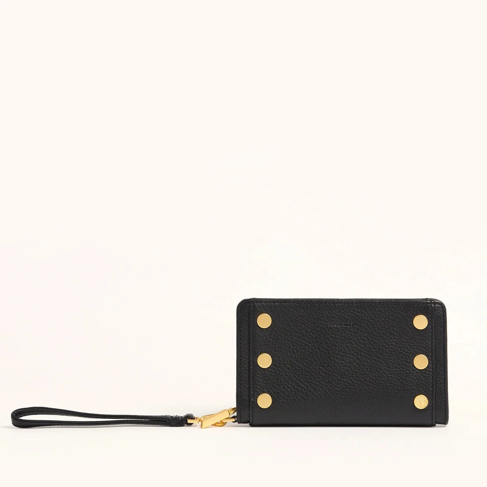 Bryant Leather Wallet - Black with Red Purse Hammitt 