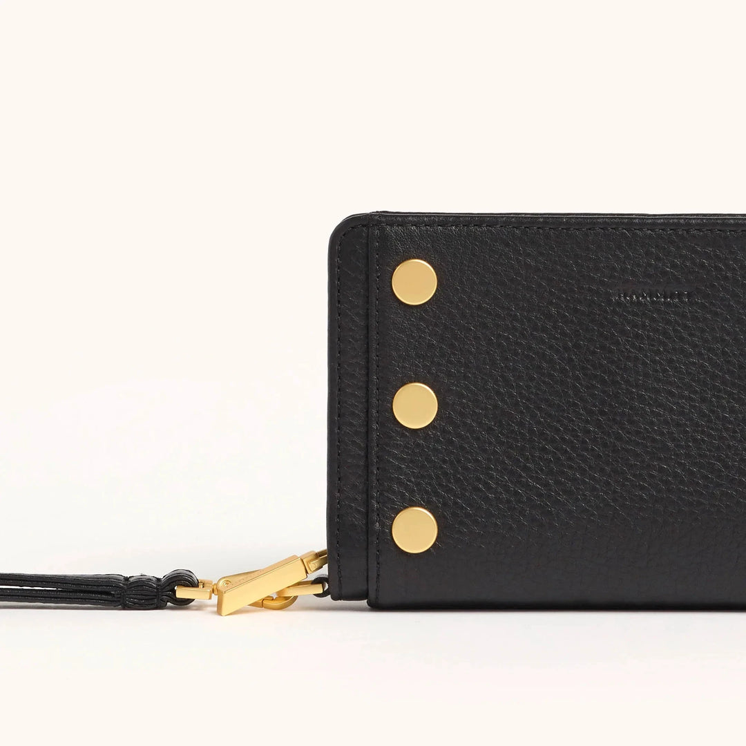 Bryant Leather Wallet - Black with Red Purse Hammitt 