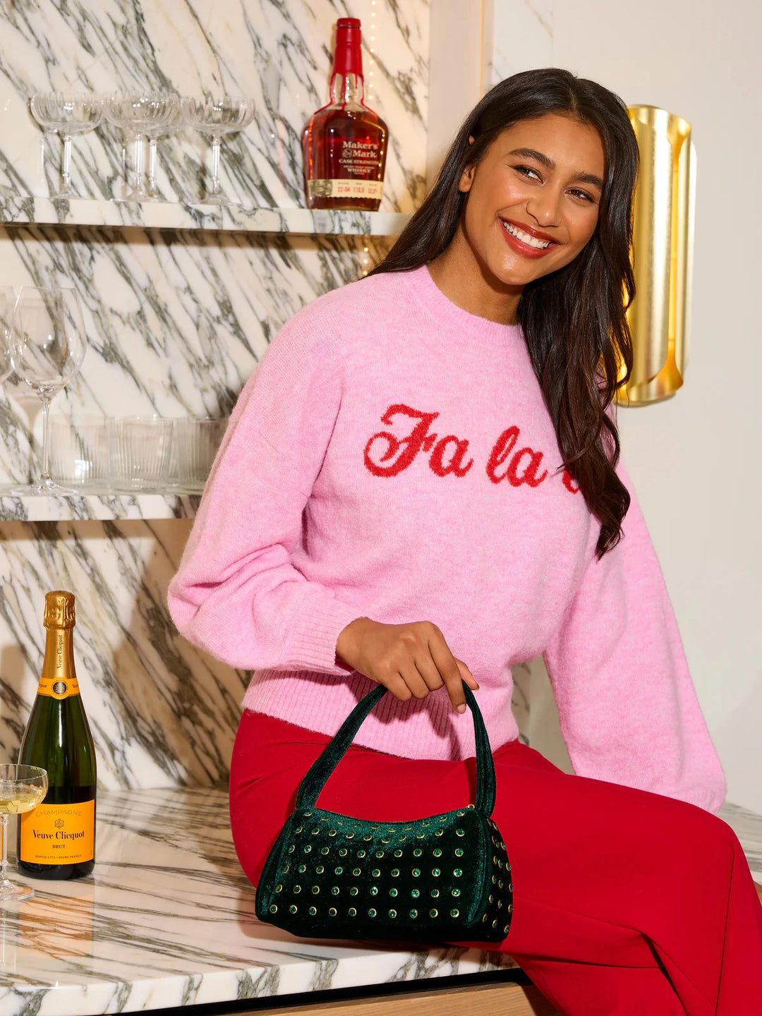Bubblegum Falala Sweater Womens Sweater Mary Square 