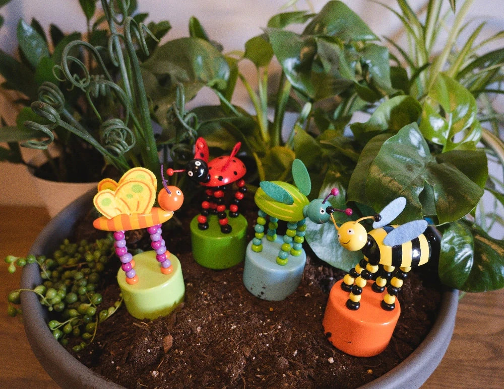Bug Push Puppets Mini Toys Jack Rabbit 