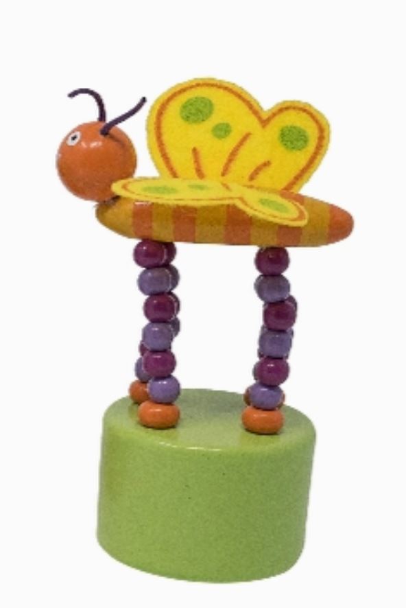 Bug Push Puppets Mini Toys Jack Rabbit Butterfly 