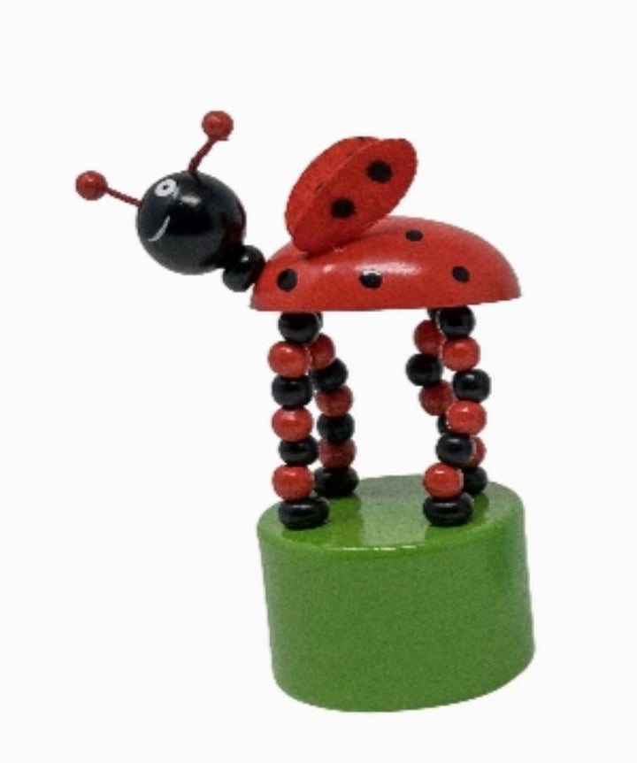 Bug Push Puppets Mini Toys Jack Rabbit Lady Bug 