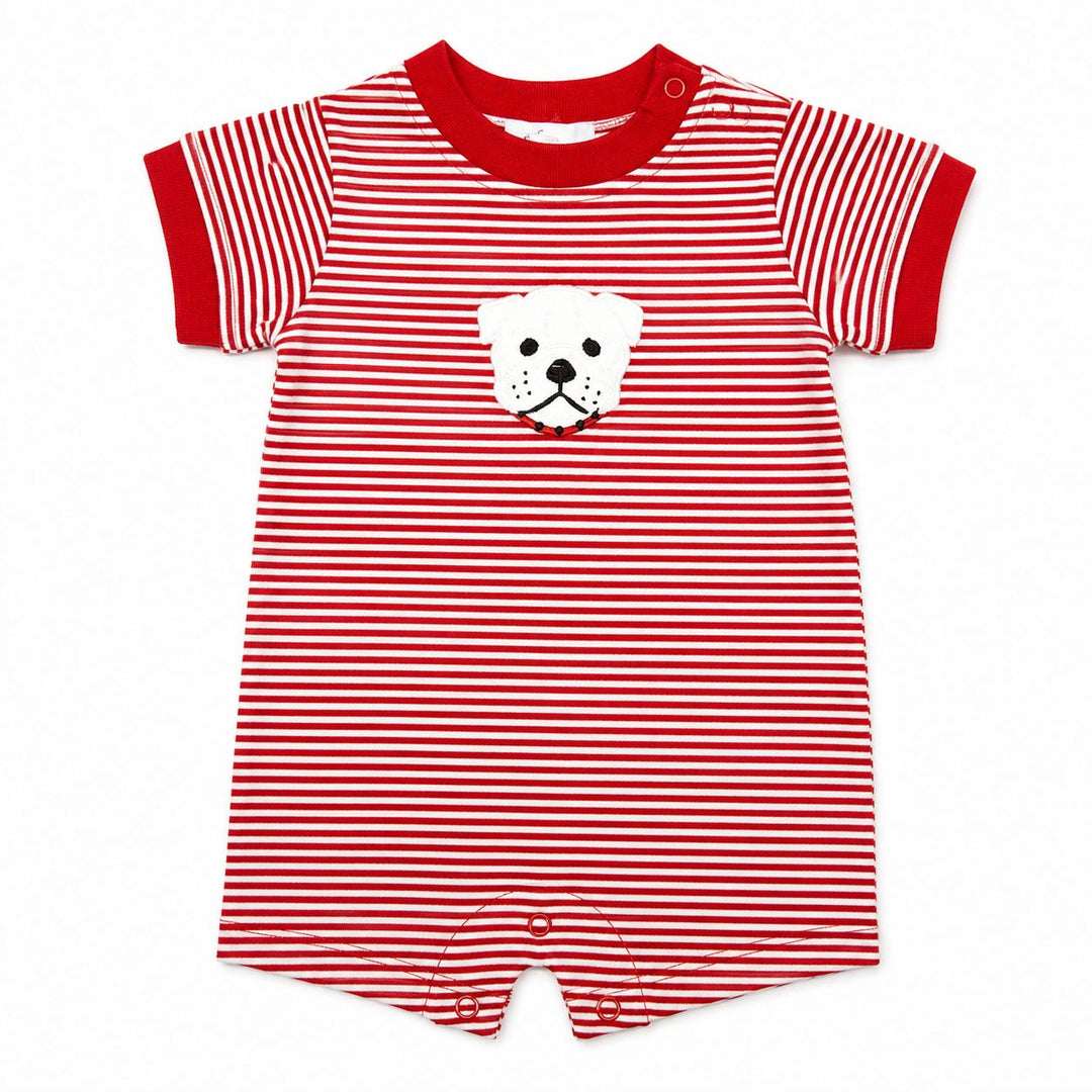 Bulldog Applique Romper Boy Romper Ishtex 