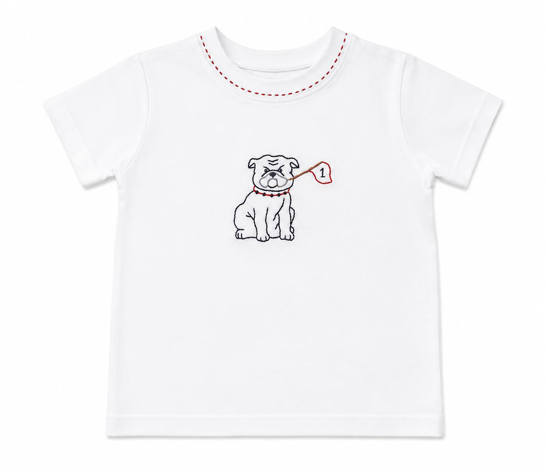 Bulldog White T-Shirt Boy Shirt Remember Nguyen - Southern Saturdays 