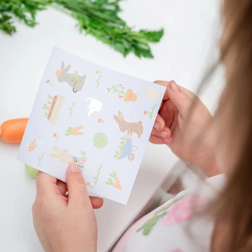 Bunnies in the Garden Sticker Set Stickers Jollity and Co 