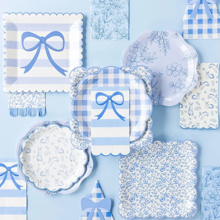 Bunny Toile Plates Paper Products My Mind's Eye 