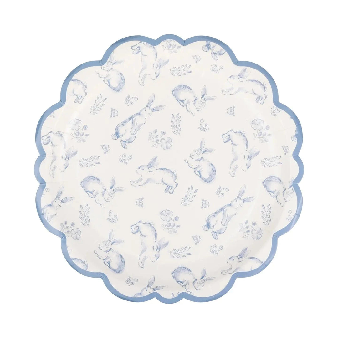 Bunny Toile Plates Paper Products My Mind's Eye 