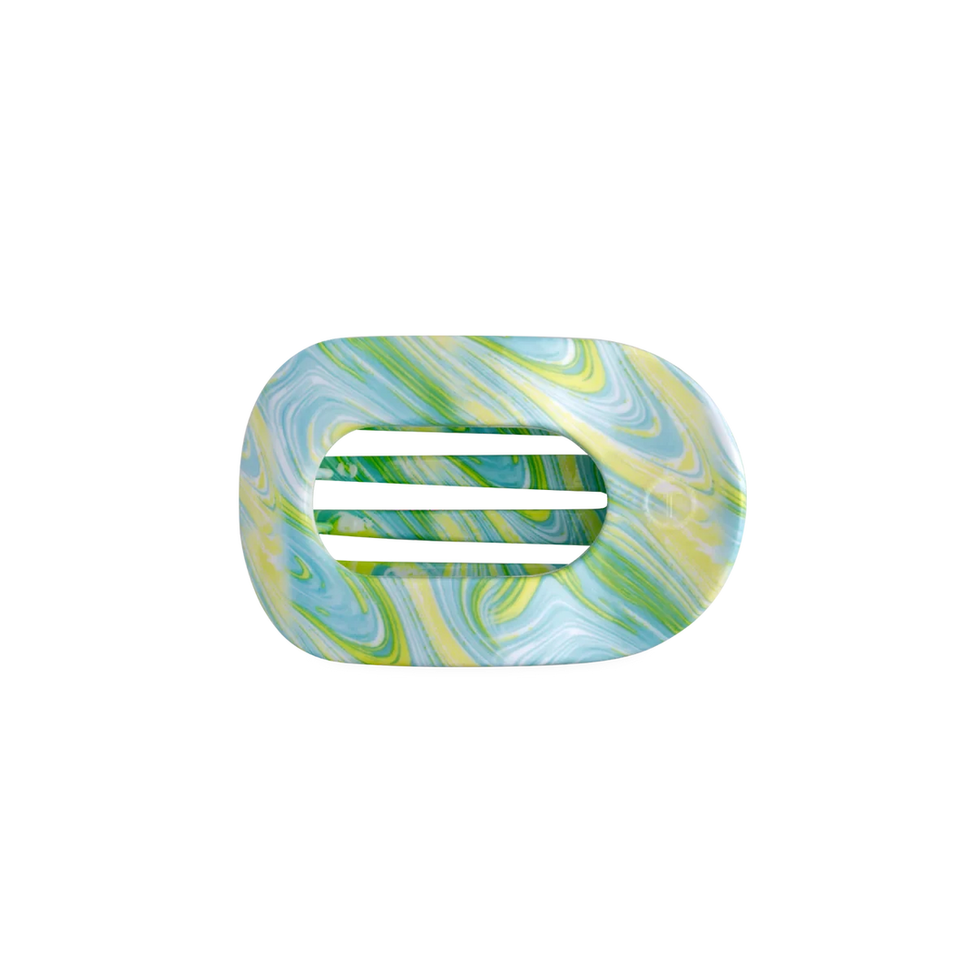 By the Sea Shore Flat Round Hair Clips - Small Womens Hair Accessory Teleties 