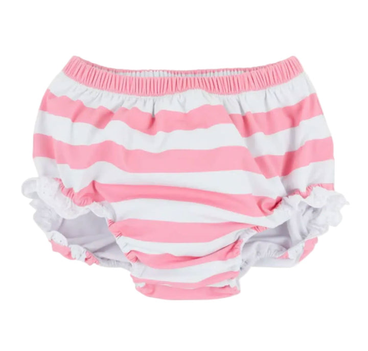 Byrde Swim Bloomer - Caicos Cabana Stripe Girl Bathing Suit Beaufort Bonnet 